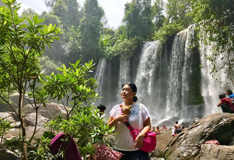 Shared tour: Kulen Mountain & Waterfalls - Small group - Phnom Kulen National Park Highlights: Falls, Reclining Buddha, and Sacred Stone