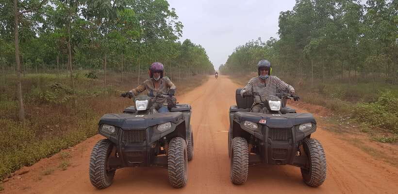 Siem Reap: 4-Hour Countryside Quad Bike Tour - Getting on the Polaris or Kawasaki, without needing a license