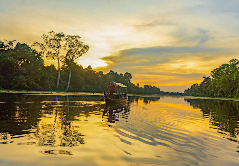 Siem Reap: Angkor Sunset Bike & Boat Tour /E-Bike Available - Key highlights worth caring about