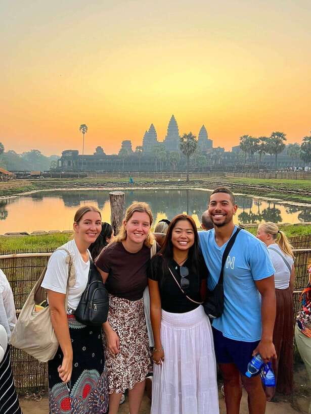 Siem Reap: Angkor Wat Sunrise and Full-Day Sightseeing Tour - South Gate City Causeway: Stone Figures and a Clear Route Out