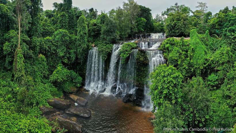 Siem Reap: Angkor Wat Temples & Phnom Kulen Park 3-Day Tour - Day two (8:00 AM): Angkor Thom’s big set pieces, Ta Prohm’s jungle, Banteay Kdei, then sunset at Phnom Bakheng