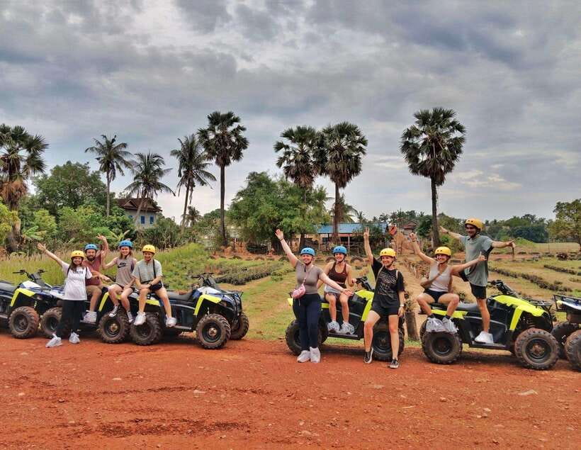 Siem Reap: Countryside Khmer village Tour by Quad Bike & ATV - Getting Started: Hotel Pickup, Helmet Fit, and a Quick ATV Reality Check