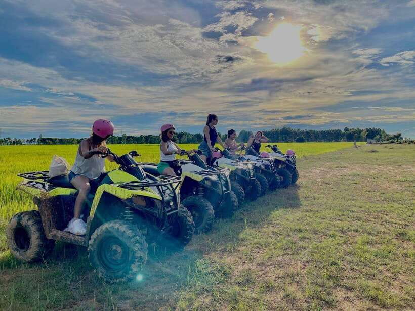 Siem Reap: Countryside Khmer village Tour by Quad Bike & ATV - Riding Through Rice Fields and Quiet Khmer Villages