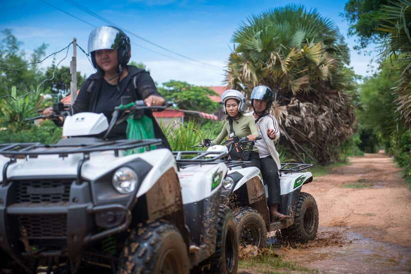 Siem Reap: Countryside Quad Bike Sunset Adventure - Polaris Trail Boss 330cc: What the Ride Feels Like