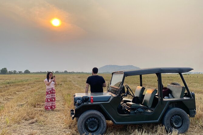 Siem Reap Countryside Sunset Jeep Tour - Half-day - The Sunset Break Over Rice Fields (This Is the Real Payoff)