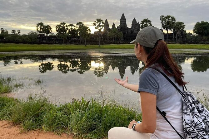Siem Reap Full Day Angkor Wat Tour Small Group - Angkor Thom gates and Bayon faces in every direction