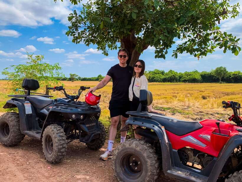 Siem Reap: Khmer Village and Fish Farm ATV Tour - Rice Paddy Field Stop: Watching Farm Work Up Close