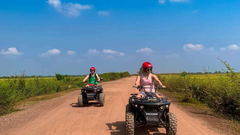 Siem Reap: Khmer Village and Fish Farm ATV Tour - Buddhist Temple Visits With Local Explanations