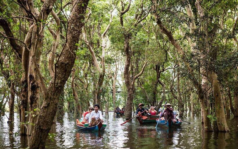Siem Reap: Kompong Phluk Floating Village Half-Day Tour - Tonle Sap and the floating cafe: where the schedule can either shine or drag