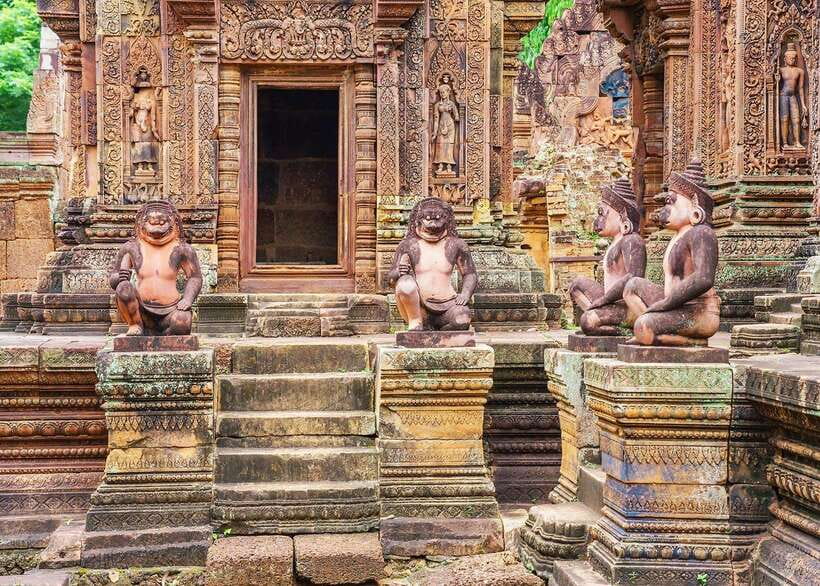 Siem Reap: Kulen Waterfalls and Banteay Srei Tour - Kulen Waterfalls: the jungle walk, the sacred feel, and a swim if you want it