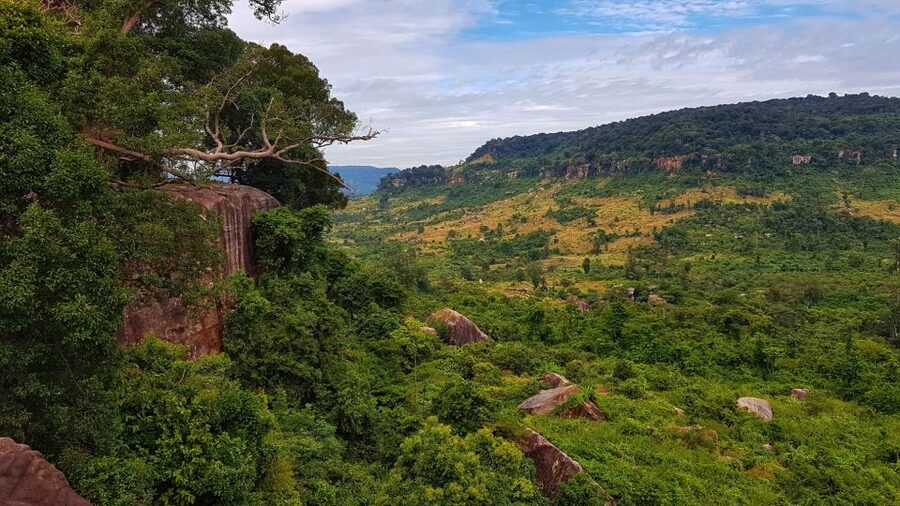Siem Reap: Magical Kulen Mountain by Cambodiajeep - Waterfall Time: A Refreshing Dip at the Base of the Falls