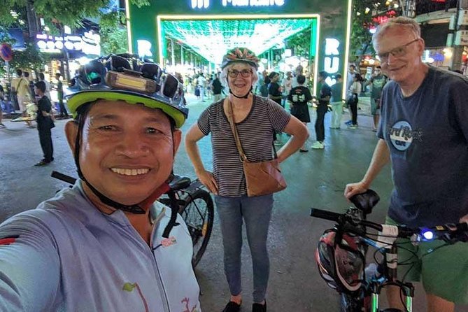 Siem Reap Nocturnal Excursion & Apsara Dance Show - Your first rides: tuk tuk from Angkor Cycling Tour to shrine and royal grounds