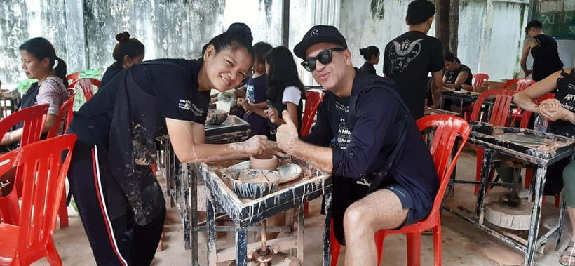 Siem Reap : Pottery Classes with Transfer round trip - From your hotel to the pottery studio, with tuk tuk done right