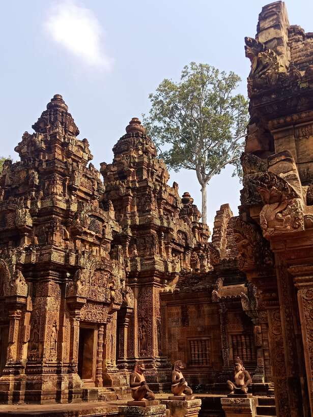 Siem Reap Private Tour: Angkor Wat Sunrise And Banteay Srei - Banteay Srei: rosy carvings and the payoff of careful looking