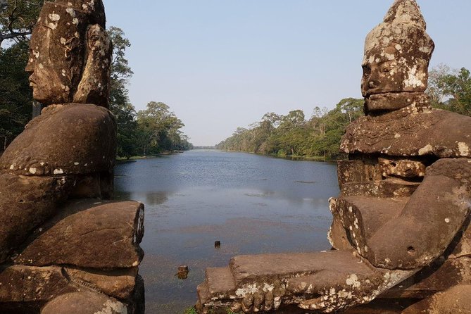 Sunrise in Angkor and Banteay Srei Private Tour - Angkor Thom South Gate: a restored entry with a short, useful briefing