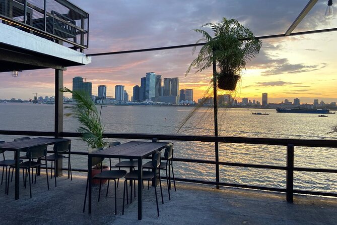 Sunset Cruise with free flow beer, soft drinks & fruit platter - Silk Island by tuk-tuk: houses, school, monastery, and silk farm