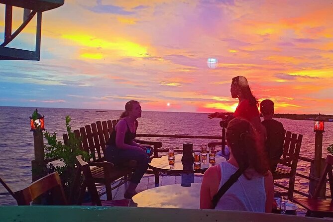 Sunset Dinner and drinks includes a Floating Village cruise tour. - Floating Village Boat Ride on Tonle Sap Lake