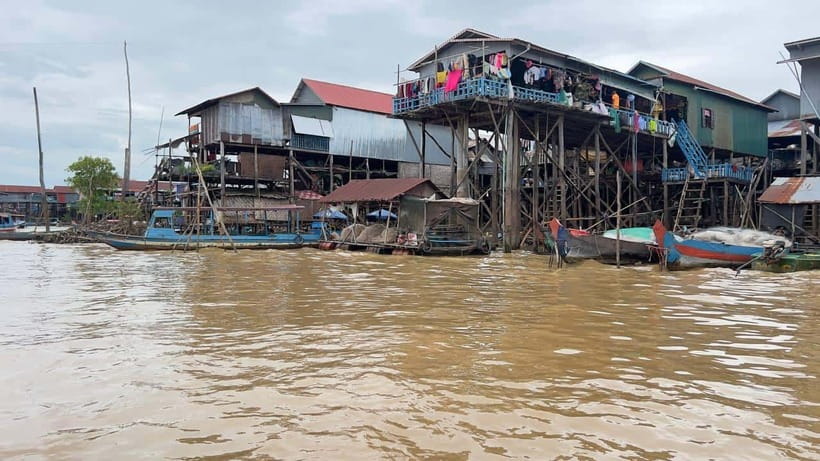 Sunset Kompong Pluk Floating Village - Tonle Sap Sunset: The Part You Will Actually Remember
