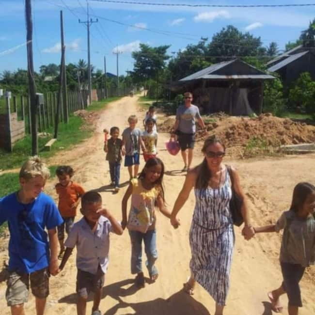 Sunset Kompong Pluk Floating Village - English Guide Details That Make the Day Work