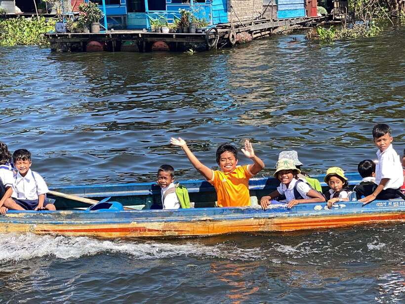 Tonle sap, Kompong Phluk (Floating village) - Kompong Phluk, the Floating Village on Tonle Sap
