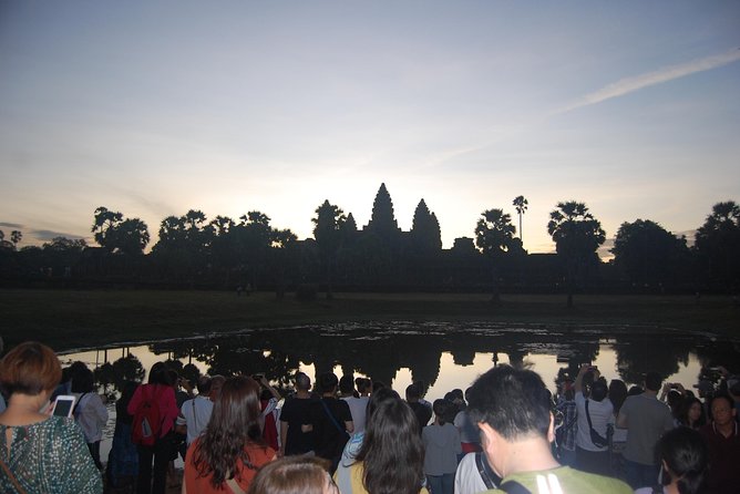 Two Days Angkor Historical and Kulen Mountain Waterfall - South Gate to Bayon faces, plus terraces and palace zones