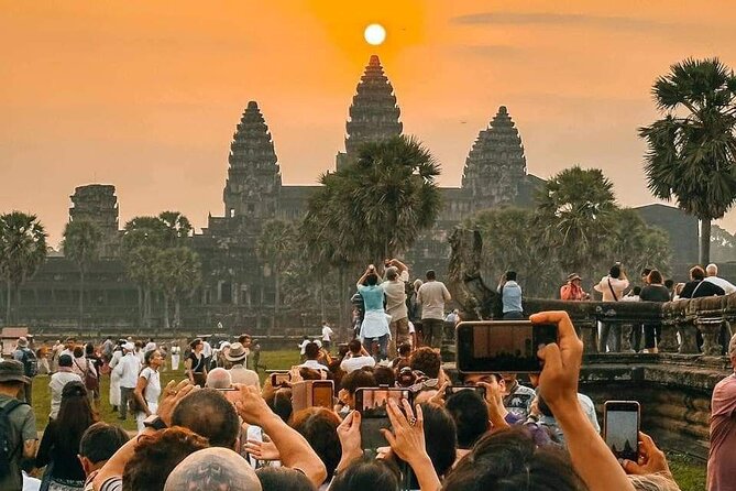 Unveiling Angkor Wat Sunrise, Bayon, Ta Prohm In Small Group Tour - Bayon’s face towers in Angkor Thom: the mood shift after sunrise